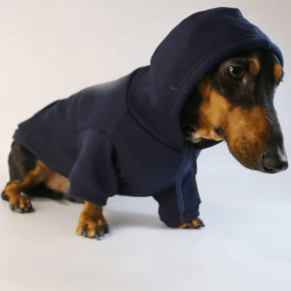 Sausage Pup Cozy Hoodie for Small Dogs