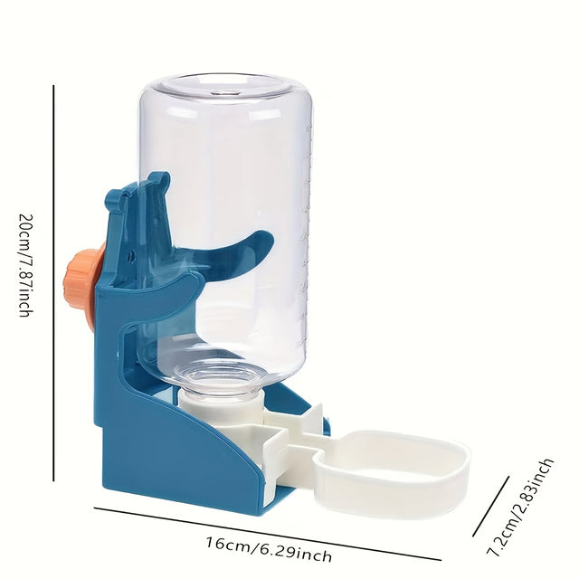 Automatic Bird Water Dispenser for Parrot Feeding Cage Transparent Parakeet Seed Container & Food Dispenser