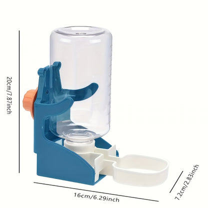 Automatic Bird Water Dispenser for Parrot Feeding Cage Transparent Parakeet Seed Container & Food Dispenser