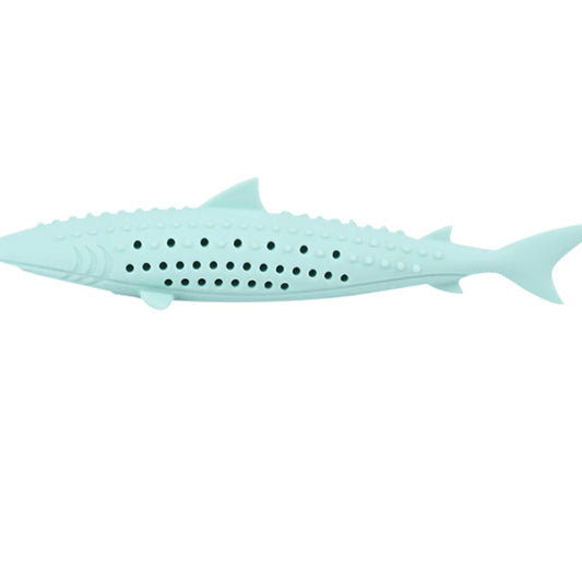 Soft Silicone Mint Fish Cat Toy: Catnip-infused, Teeth-cleaning Chew for Cats