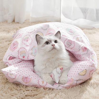 Cozy Cat & Dog Comforting Calming Bed