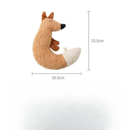 Interactive Plush Squeak and Chew Pet Toy