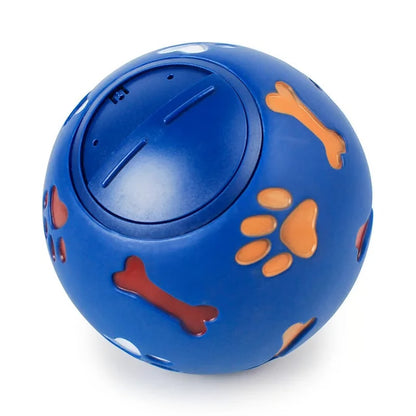 Interactive Dog Treat Dispensing Chew Ball – Durable Rubber Pet Toy