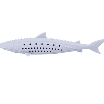 Soft Silicone Mint Fish Cat Toy: Catnip-infused, Teeth-cleaning Chew for Cats