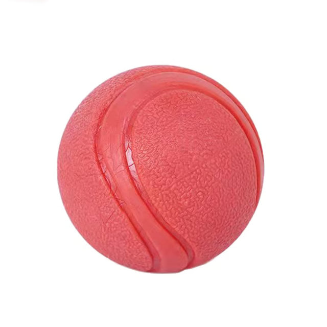 Indestructible Rubber Dog Toy Ball for Small and Medium Dogs - Bite-Resistant Interactive Training Game