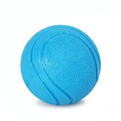 Indestructible Rubber Dog Toy Ball for Small and Medium Dogs - Bite-Resistant Interactive Training Game