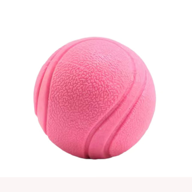 Indestructible Rubber Dog Toy Ball for Small and Medium Dogs - Bite-Resistant Interactive Training Game